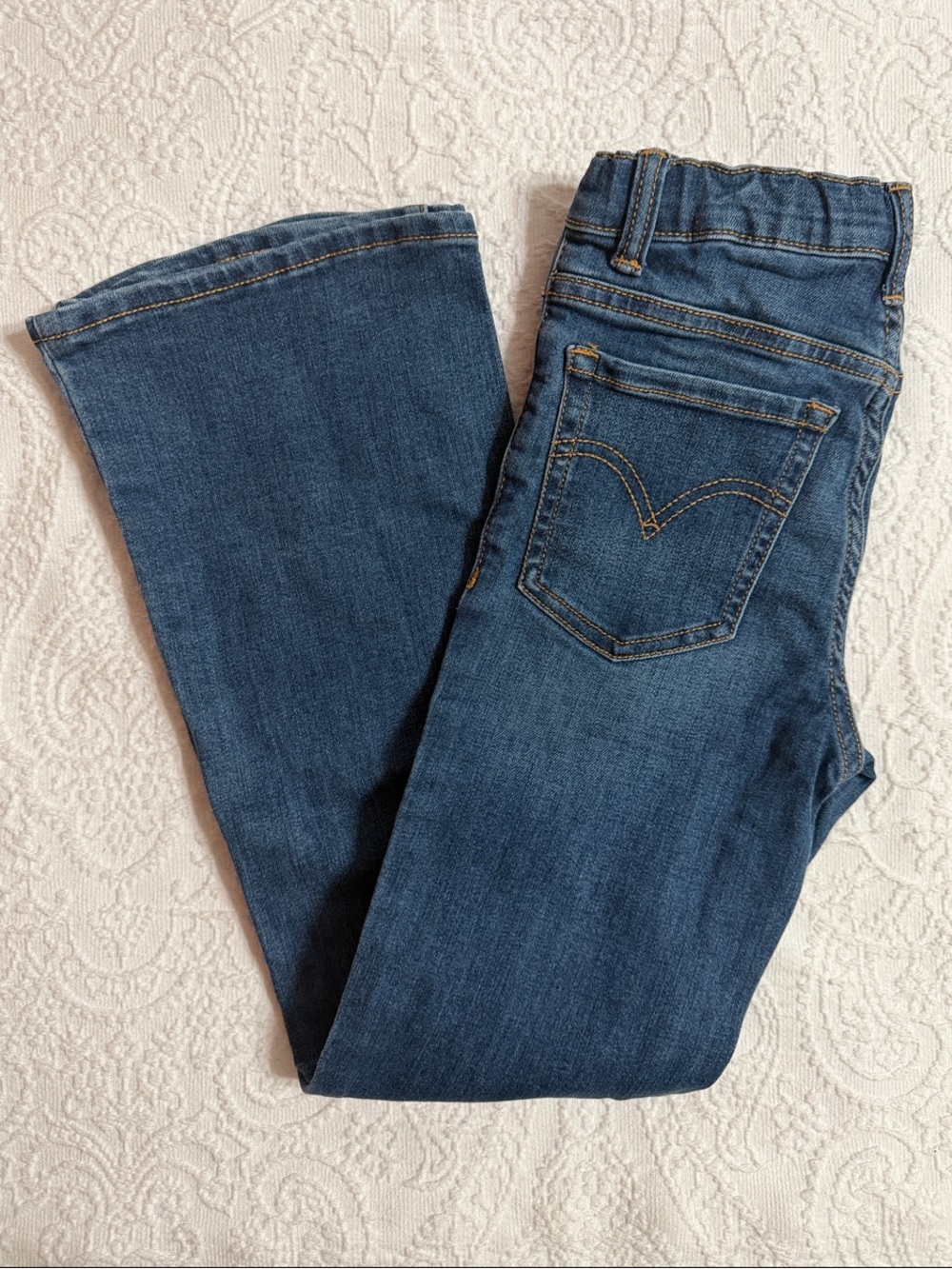 Girls Size M 7/8 Levi's Blue Bootcut Jeans